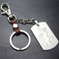 Lizard gecko stainless steel key chain car decoration couple bag key pendant top layer cowhide