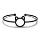 Cartoon Animal Cat Ear Opening Adjustable Bracelet Copper Material Hand Jewelry