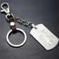 Lizard gecko stainless steel key chain car decoration couple bag key pendant top layer cowhide