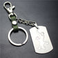 Lizard gecko stainless steel key chain car decoration couple bag key pendant top layer cowhide