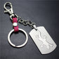 Lizard gecko stainless steel key chain car decoration couple bag key pendant top layer cowhide