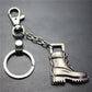 Retro horse boots key chain brushed shiny alloy accessories car key bag pendant gift Taobao gift