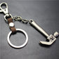 Pirate Hammer Alloy Pendant Keychain Bronze Antique Silver Quality Accessories Car Key Ring Bag Pendant