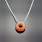 Natural Stone Ring Pink Quartz Pendant Clavicle Chain Necklace Fashion Accessories