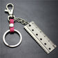 Accurate 5cm scale key chain cowhide middleware connection dog buckle key ring Korean wave jewelry bag pendant