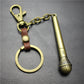 Long handle microphone microphone keychain antique silver bronze key ring jewelry bag pendant pendant