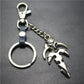 Reaper Skull Alloy Pendant Leather Keychain Retro Key Ring Pendant Jewelry