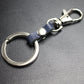 Top layer cowhide pendant key ring dog buckle leather key chain accessories multi-color optional direct supply
