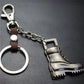 Retro horse boots key chain brushed shiny alloy accessories car key bag pendant gift Taobao gift