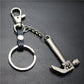 Pirate Hammer Alloy Pendant Keychain Bronze Antique Silver Quality Accessories Car Key Ring Bag Pendant