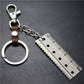Accurate 5cm scale key chain cowhide middleware connection dog buckle key ring Korean wave jewelry bag pendant