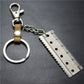 Accurate 5cm scale key chain cowhide middleware connection dog buckle key ring Korean wave jewelry bag pendant
