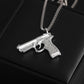 Fashion pistol necklace creative hip-hop HIPHOP trendy brand pendant jewelry