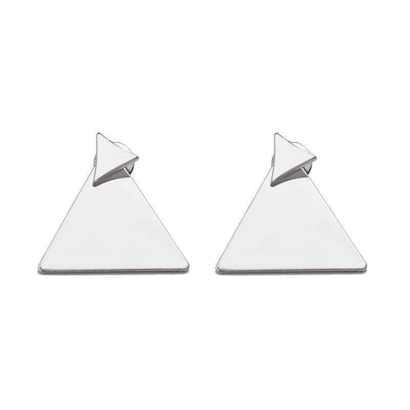 Earrings Simple Alloy Sequin Earrings Geometric Triangle Earrings