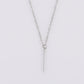 Simple Simple Chain Metal Circle Short Necklace Simple Adjustable Clavicle Chain Net Red Necklace Female