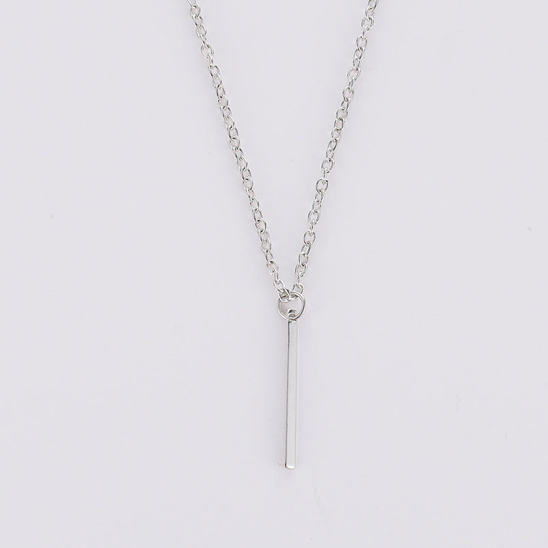 Fashion Alloy Pendant Necklace Simple Simple Chain Clavicle Chain Necklace