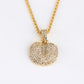 Personalized hip-hop diamond letter necklace fashion trend 26 letters pendant jewelry