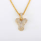 Personalized hip-hop diamond letter necklace fashion trend 26 letters pendant jewelry