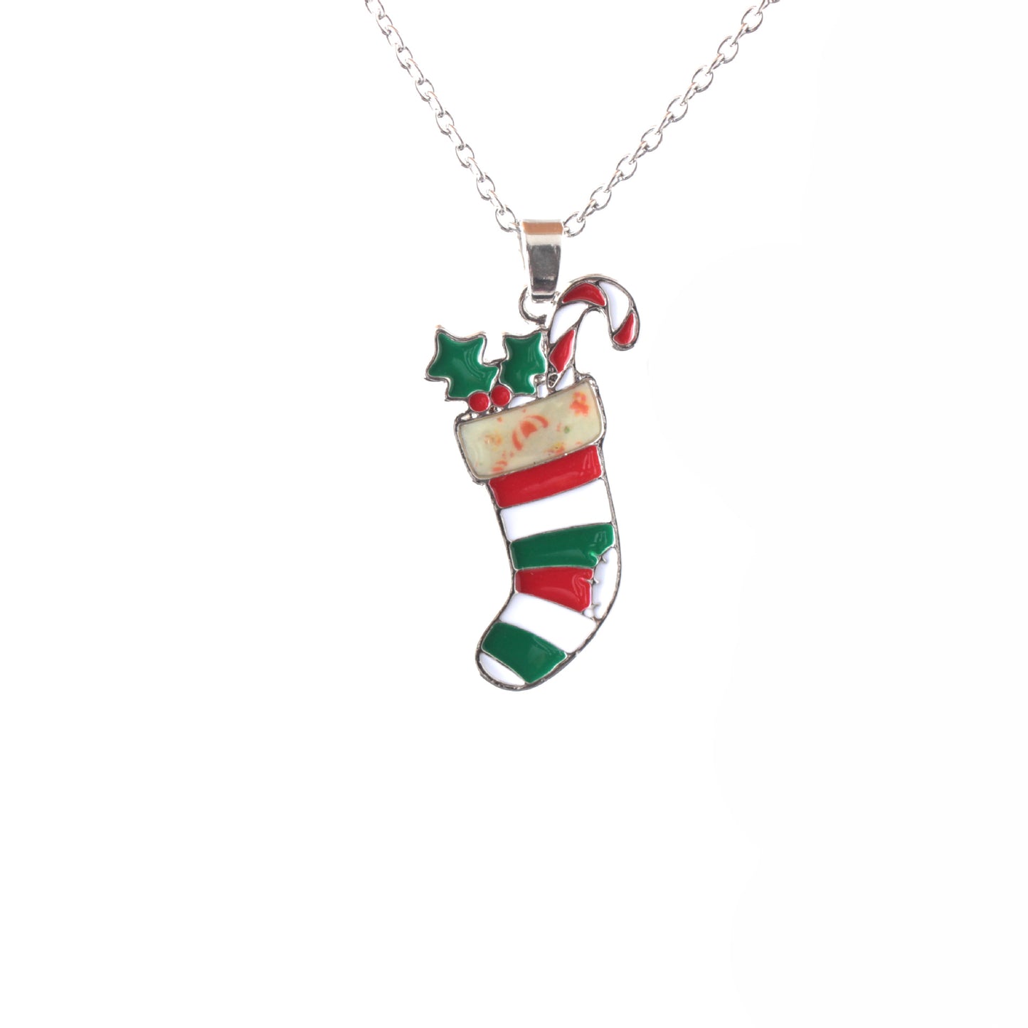 Jewelry Fashion Creative Snowman Christmas Tree Necklace Socks Fawn Pendant Christmas Necklace
