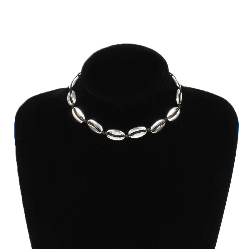 Jewelry bohemian fashion all-match necklace alloy shell necklace female