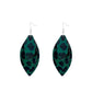Fashion retro leopard earrings simple double layer pu leather earrings accessories