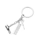 Fashion and simple key chain personality creative wash cut blow shape hanging buckle jewelry