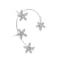 Ins diamond-studded butterfly ear hanger women without ear piercing butterfly ear bone clip fashion niche exaggerated wing ear clip