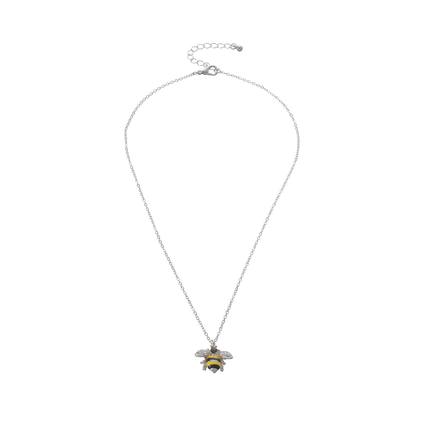 Jewelry dripping glaze painted bee pendant necklace ladies temperament fashion simple necklace