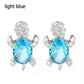 Fashion Ladies Cute Cartoon Turtle Earrings Jewelry Gift Small Animal Stud Earrings