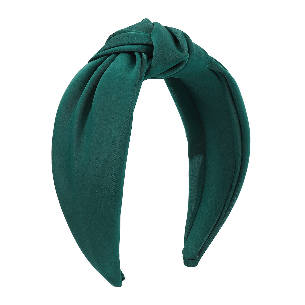 F4813 Internet celebrity niche geometric knotted headband pure color retro personality sweet girly heart elegant headband