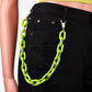 Jewelry Punk Trendy Jeans Chain Waist Decoration Fashion Personality Large Bold Acrylic Chain