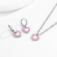 Jewelry Painting Nectarine Heart Metal Cross Chain Necklace Simple Temperament Clavicle Pastoral Necklace Female