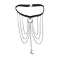 Jewelry Sexy Beach Love Moon Leg Chain Metal Body Chain Multilayer Chain Tassel Thigh Chain