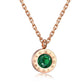ins Roman numeral color diamond necklace fashion personality temperament net red clavicle chain simple jewelry female