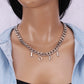 Jewelry Metal Thick Chain Necklace Niche Design Fashion Light Luxury Letter Clavicle Chain