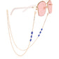 Fashion popular mask hanging chain glasses chain necklace acrylic resin mask chain