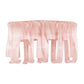 F4315 Glazed Color Fashion Resin Shark Clip French Retro Contrast Color Stripes Simple Internet Celebrity Hair Clip Female