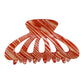 F4348 Elegant Lazy Fashion Clip Contrast Color Texture Geometric Pop Street Shoot Lady Shark Hair Clip