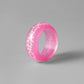 Simple fashion trend thorn pattern Mori resin luminous ring