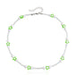 Jewelry bohemian colorful five-pointed star transparent rice bead choker necklace female ins