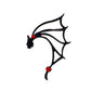 Alloy dragon ear hanging Gothic punk personality holeless ear clip single temperament creative earrings