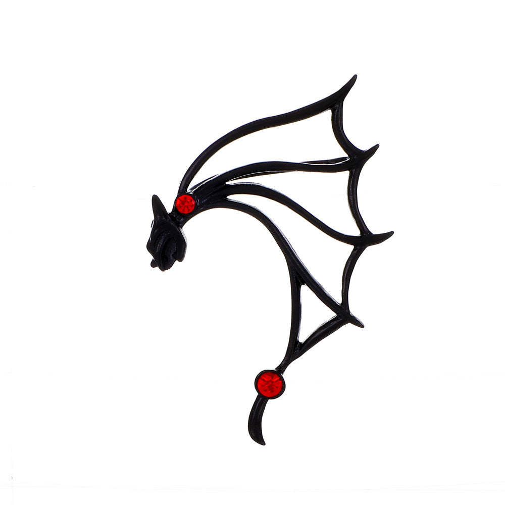 Alloy dragon ear hanging Gothic punk personality holeless ear clip single temperament creative earrings