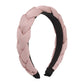 F3911 Simple hair accessories, fashion, personality, creative twist braids, diamond-studded fabric headbands for women