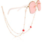 Glasses Jewelry Trend Sunglasses Glasses Chain Ornament Heart Mask Hanging Chain Non-slip Accessories