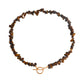Jewelry Large Shaped Pearl OT Buckle Necklace Female Beach Simple Trend Brown Turquoise Necklace