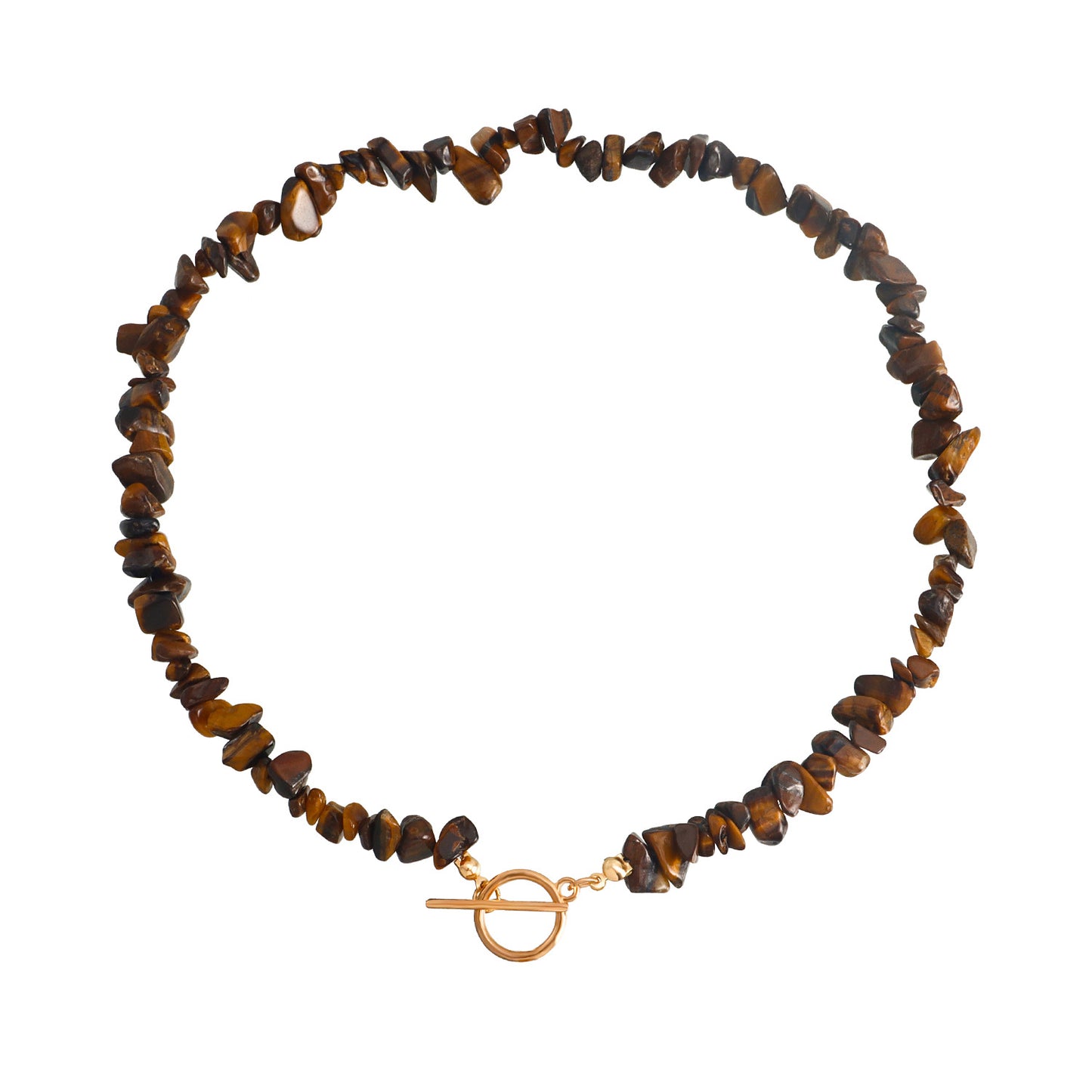 Jewelry Large Shaped Pearl OT Buckle Necklace Female Beach Simple Trend Brown Turquoise Necklace