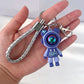 Violent lightning bear cartoon key chain couple school bag doll key pendant bag pendant car key