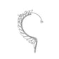 Ins diamond-studded butterfly ear hanger women without ear piercing butterfly ear bone clip fashion niche exaggerated wing ear clip