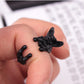 Cute Animal Open Ring Fashion Personality Exaggerated Puppy Cat Elephant Ring Creative Hand Jewelry