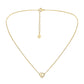 Fashion full of diamond love letter small necklace diamond personality simple temperament elegant trend clavicle chain